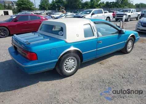 1993 Mercury Cougar Xr7 from USA, damaged, VIN 1MEPM6240PH648065